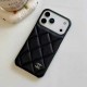 Chanel Caviar-like Quilted CC Logo iPhone Case (4 Colors)