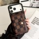 LV & Gucci Foldable Card Holder iPhone Case - Monogram/GG Print