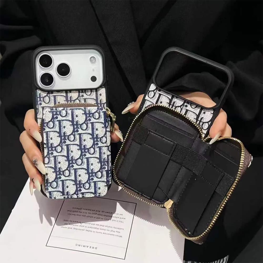 Dior Oblique Zip Pouch iPhone Case