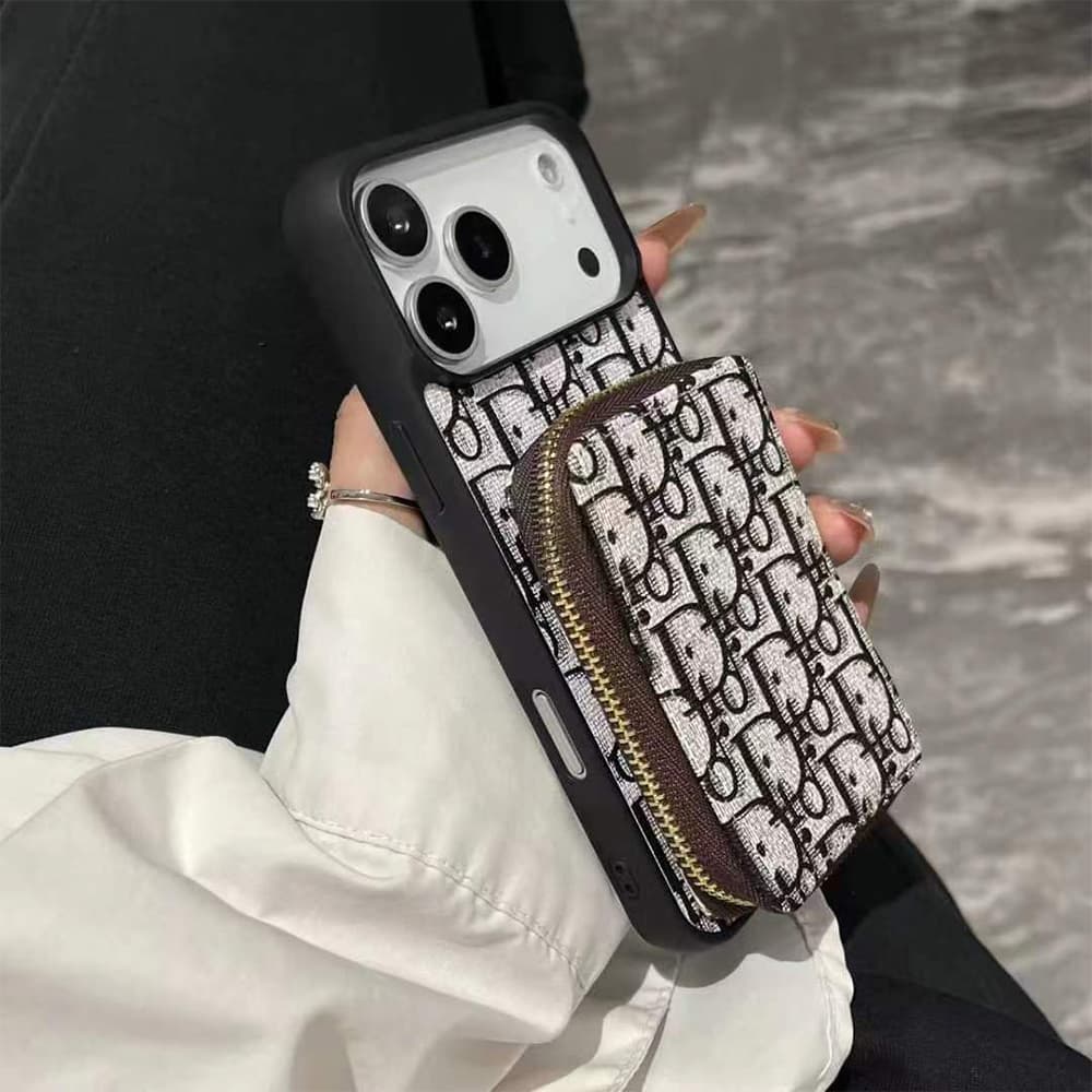 Dior Oblique Zip Pouch iPhone Case