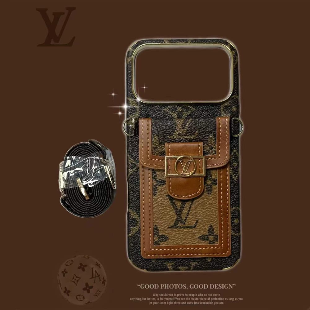 Louis Vuitton Dauphine Crossbody Card Slot iPhone Case