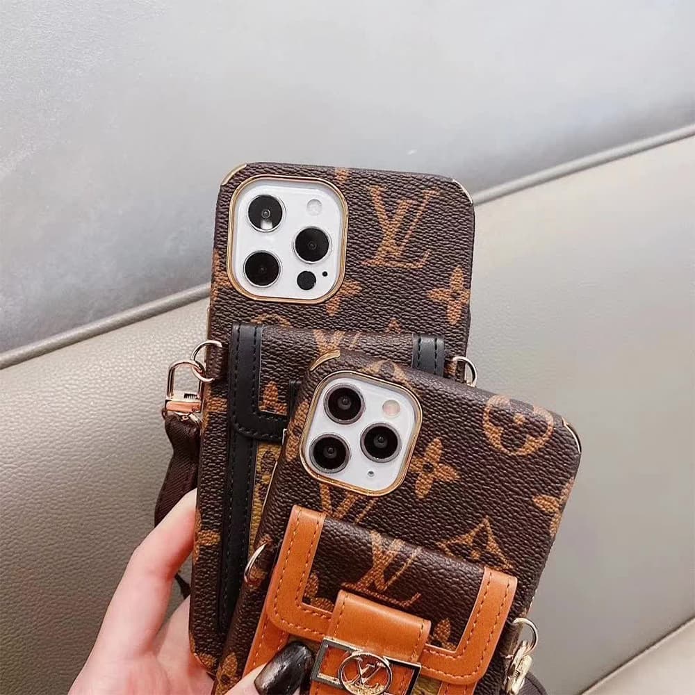 Louis Vuitton Dauphine Crossbody Card Slot iPhone Case