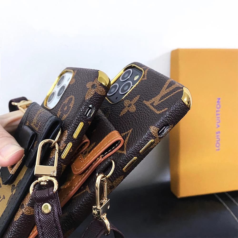 Louis Vuitton Dauphine Crossbody Card Slot iPhone Case