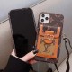 Louis Vuitton Dauphine Crossbody Card Slot iPhone Case