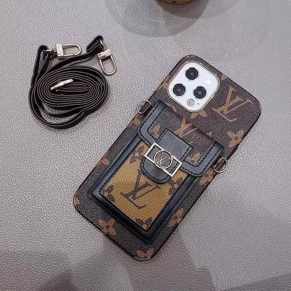 Louis Vuitton Dauphine Crossbody Card Slot iPhone Case