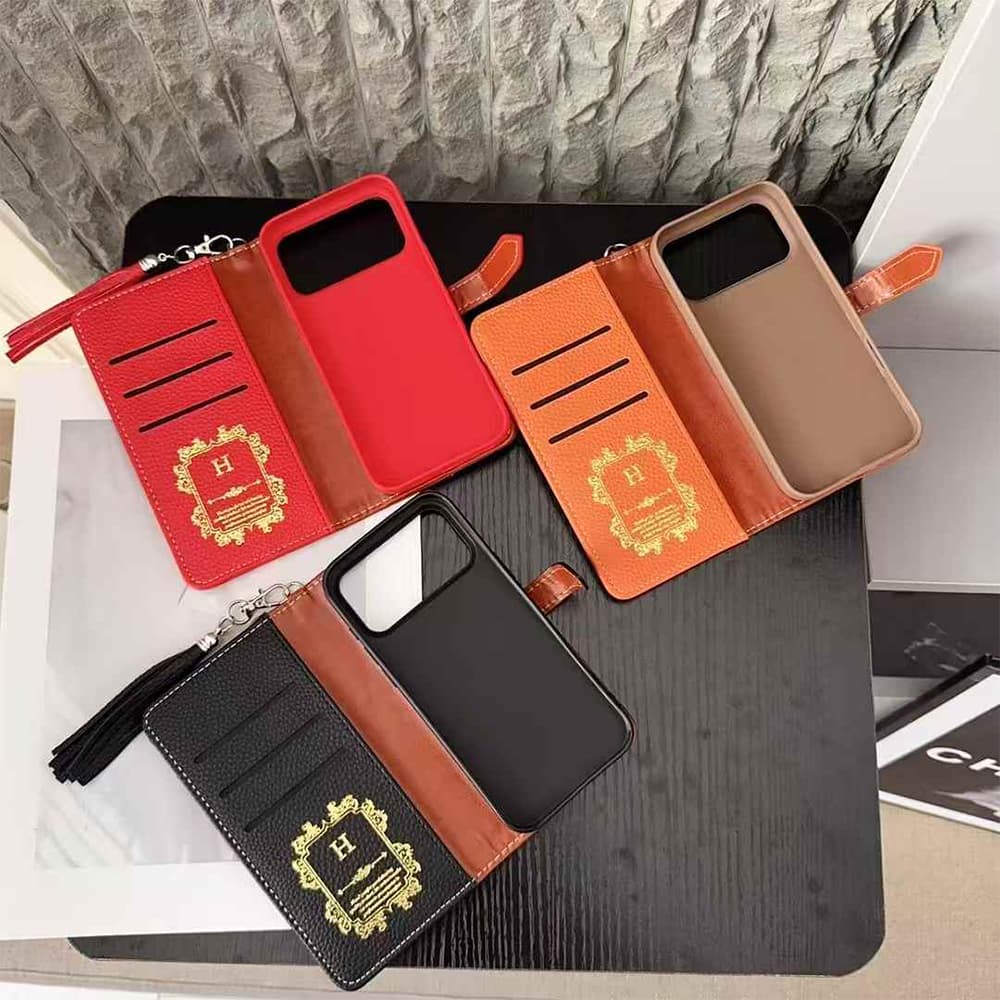 Hermès Flip Cover with H Buckle iPhone Case (3 Colors)