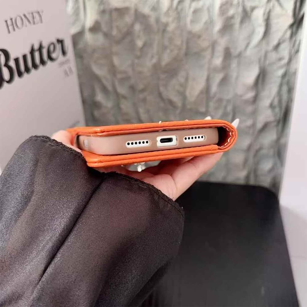 Hermès Flip Cover with H Buckle iPhone Case (3 Colors)