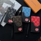 Louis Vuitton Denim & Leather Flip Cover iPhone Case