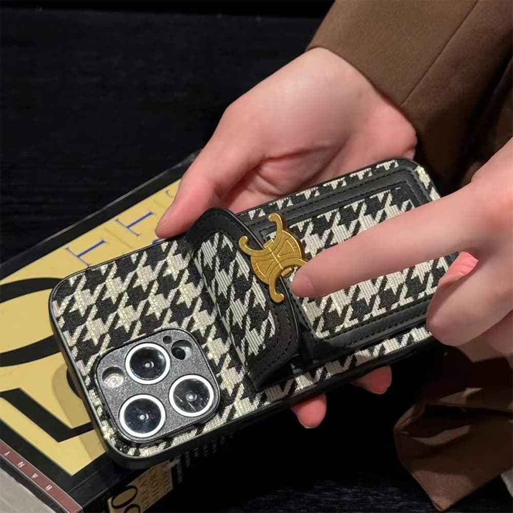 Celine Precise Hole Triomphe iPhone Case - Card Holder