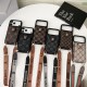 LV & Gucci Flip-style Card Holder Crossbody iPhone Case