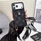 LV & Gucci Flip-style Card Holder Crossbody iPhone Case