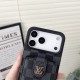 LV & Gucci Flip-style Card Holder Crossbody iPhone Case