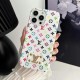 LV Monogram & Leather Patch & Metal Accent iPhone Case
