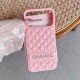 Chanel Quilted Pattern with Gold Logo iPhone Case