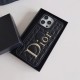 Dior Quilted Pattern with Metallic Logo iPhone Case