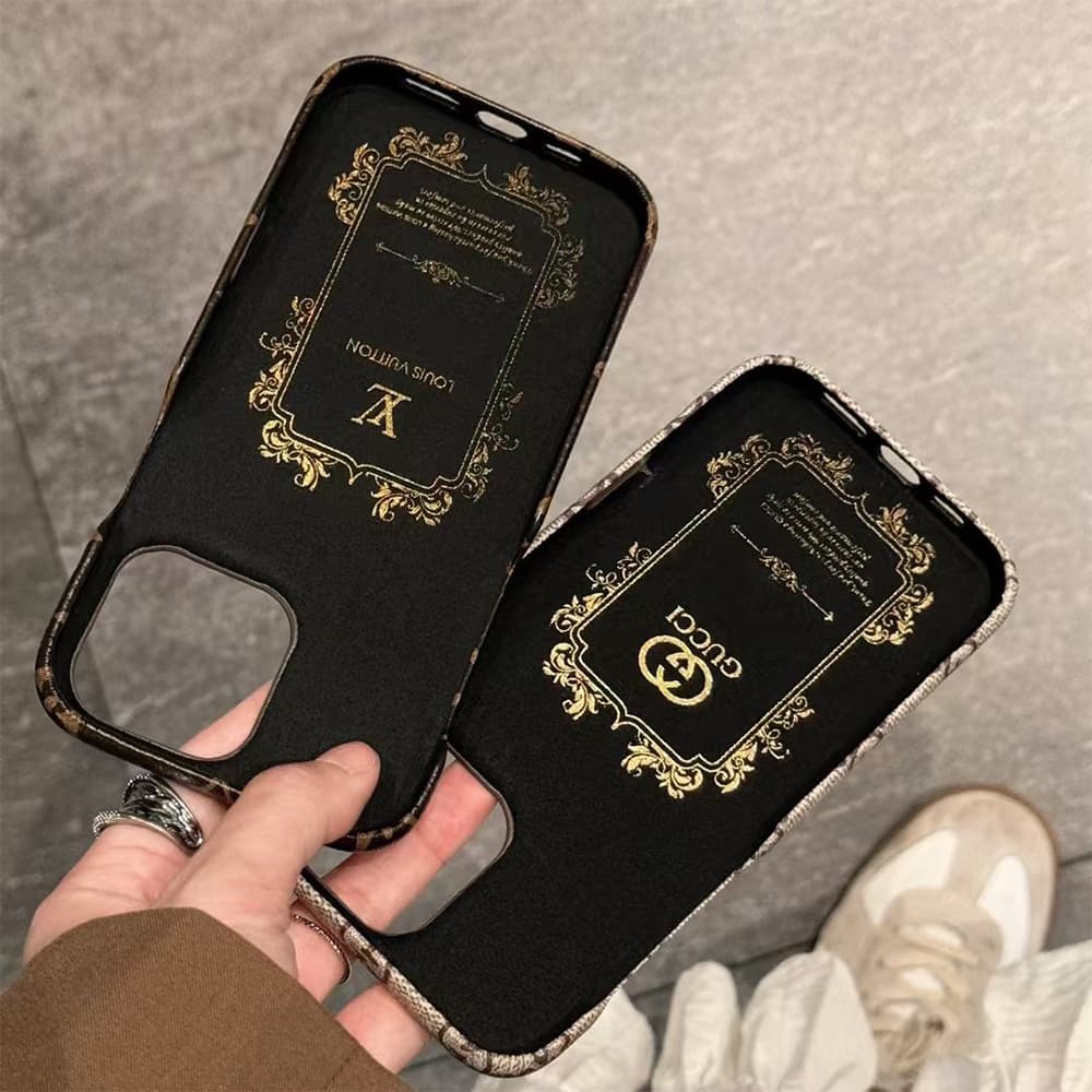 Louis Vuitton & Gucci Flip-style Card Holder iPhone Case