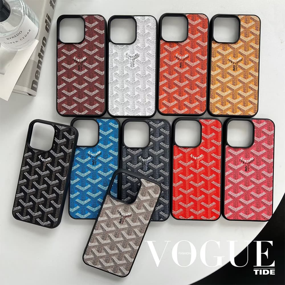 Goyard Y-Pattern iPhone Case in 10 Colors
