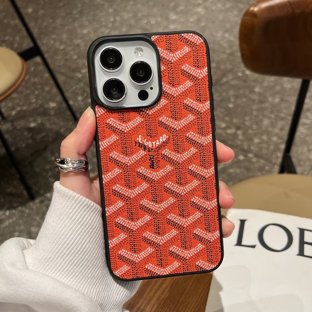 Goyard Y-Pattern iPhone Case in 10 Colors