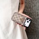 Gucci Card Holder iPhone Case - GG Supreme Pattern & Metal Logo