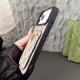 Gucci Card Holder iPhone Case - GG Supreme Pattern & Metal Logo