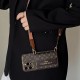 LV & Gucci Accordion Card Holder iPhone Case with Detachable Strap