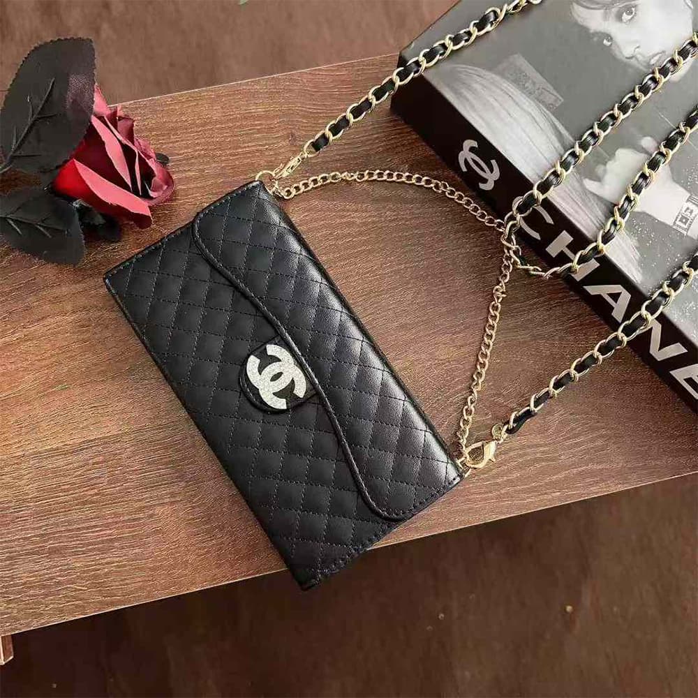 Chanel Classic Flap iPhone Case with Chain Strap & Card Slots