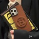Hermès H Logo Premium Leather iPhone Case