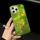 Gucci Iridescent Green iPhone Case with Gold GG Logo & GUCCI Beauty Text