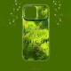 Gucci Iridescent Green iPhone Case with Gold GG Logo & GUCCI Beauty Text