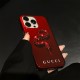 Gucci Red Serpent Design with GUCCI Branding iPhone Case