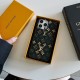 Louis Vuitton Black & Gold LV Logo with Monogram iPhone Case Louis Vuitton Black & Gold LV Logo with Monogram iPhone Case