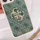 Guess All-Over Pattern with 3D Gold Logo iPhone Case Guess All-Over Pattern with 3D Gold Logo iPhone Case