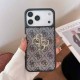 Guess All-Over Pattern with 3D Gold Logo iPhone Case Guess All-Over Pattern with 3D Gold Logo iPhone Case