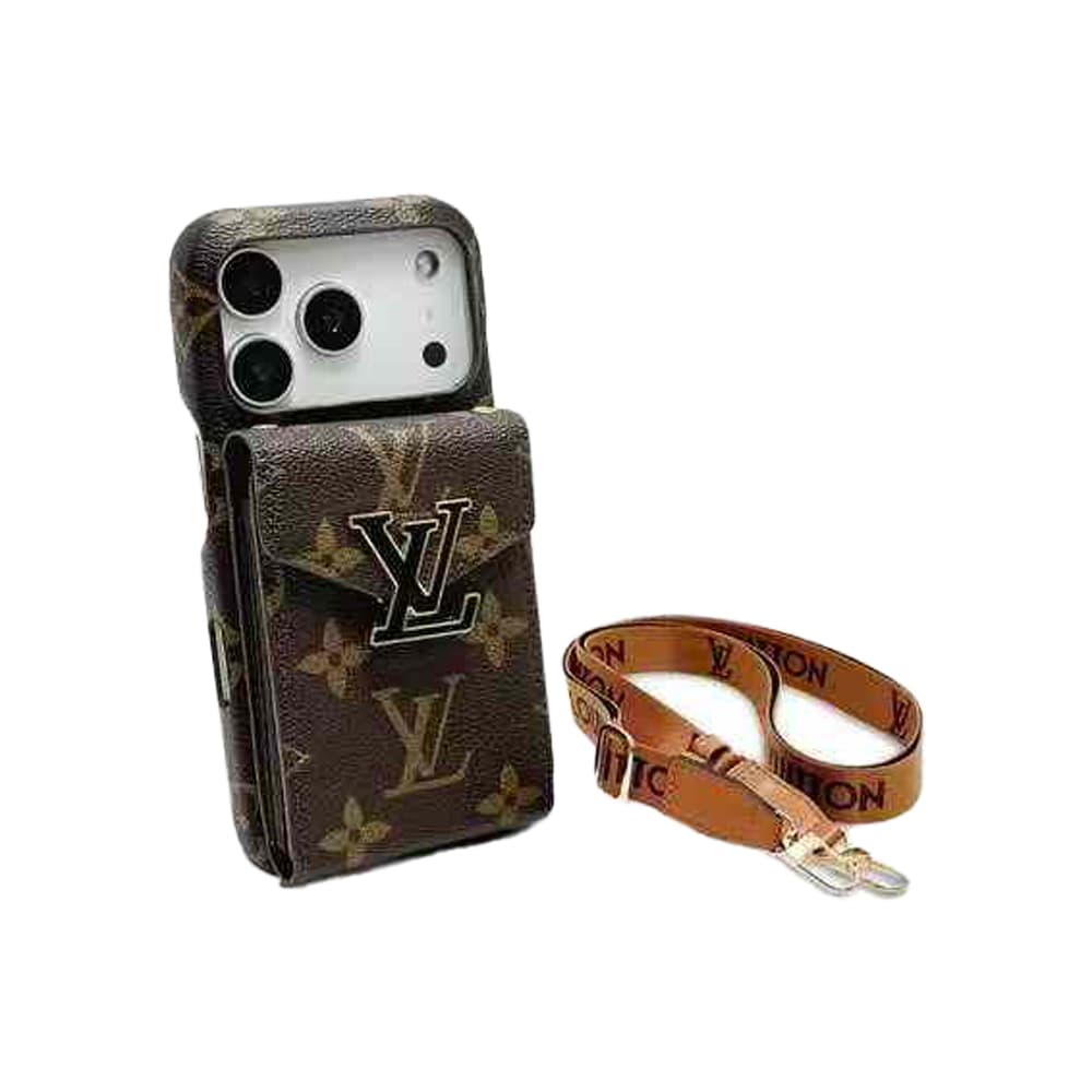 Gucci & LV Vertical Accordion Card Holder Oversized Metal Logo iPhone Case Gucci & LV Vertical Accordion Card Holder Oversized Metal Logo iPhone Case