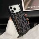 Michael Kors MK Monogram Pattern with Zipper Pocket iPhone Case