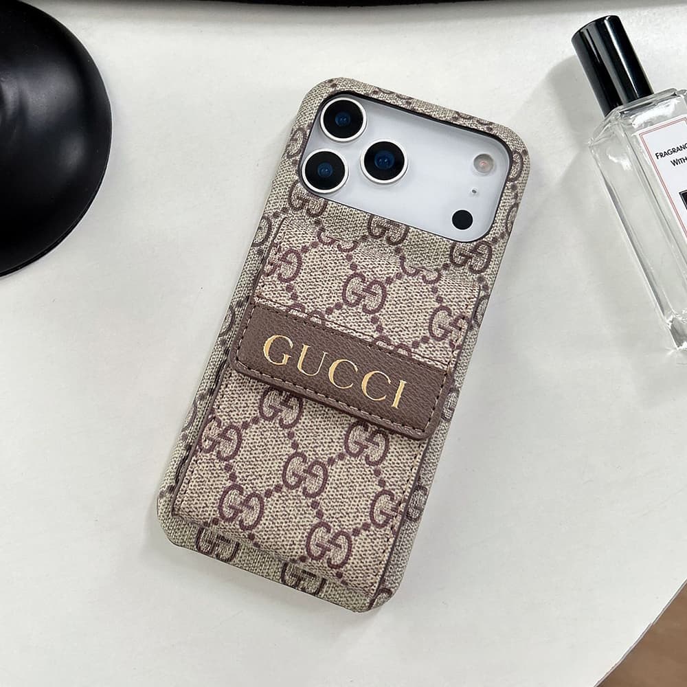 Gucci Branded Flip Cover Accordion-style Card Holder iPhone Case Gucci Branded Flip Cover Accordion-style Card Holder iPhone Case