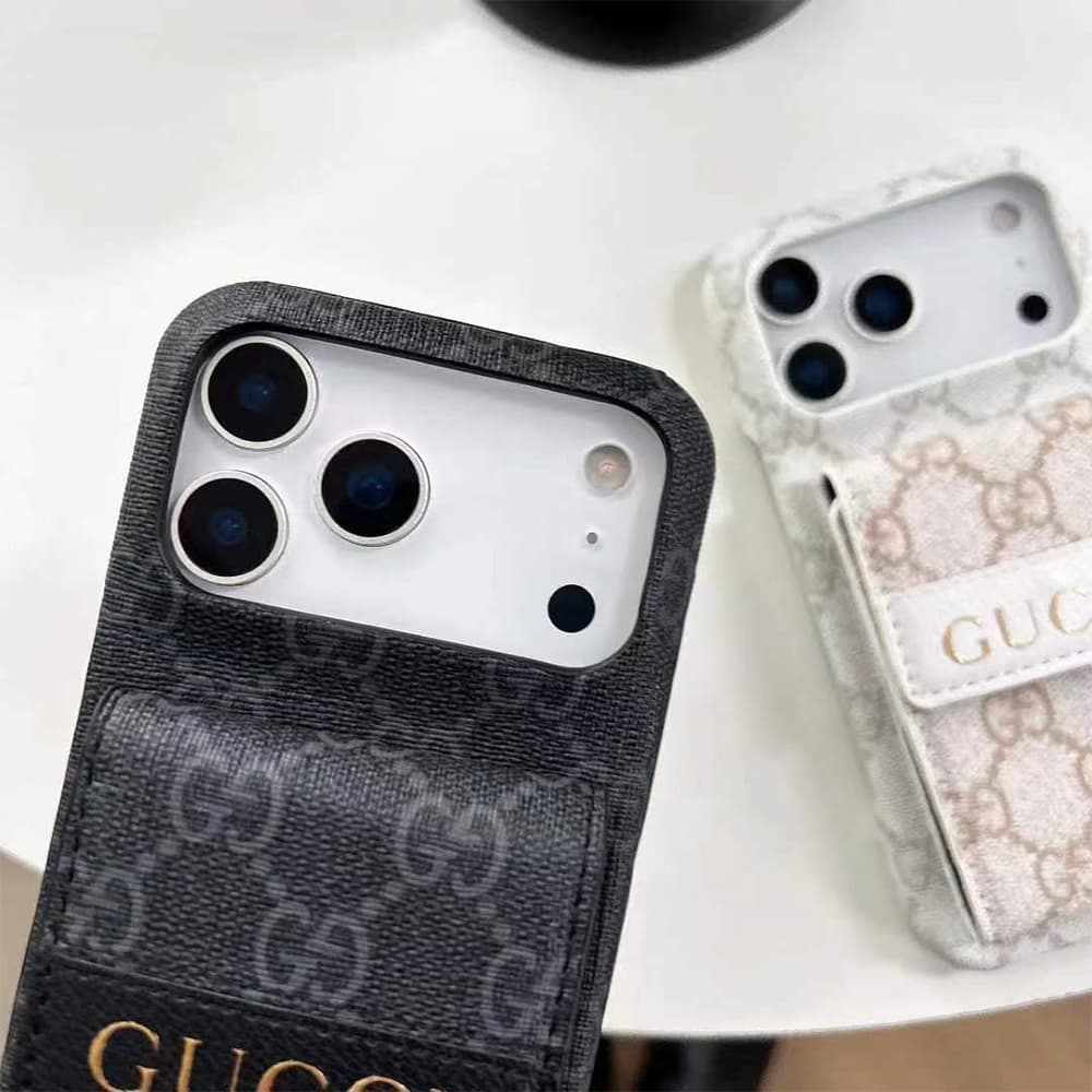 Gucci Branded Flip Cover Accordion-style Card Holder iPhone Case Gucci Branded Flip Cover Accordion-style Card Holder iPhone Case