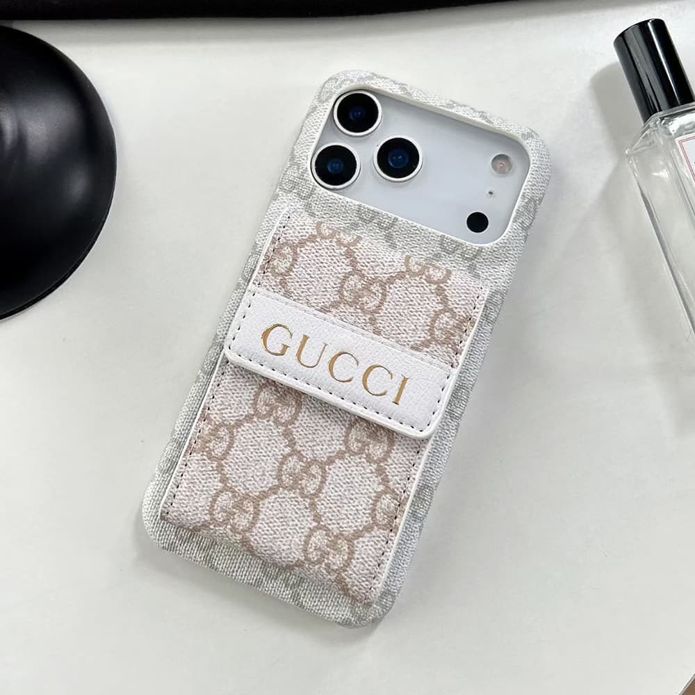 Gucci Branded Flip Cover Accordion-style Card Holder iPhone Case Gucci Branded Flip Cover Accordion-style Card Holder iPhone Case