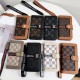 LV & Gucci Collage Style Wallet Card Holder Galaxy/iPhone Case