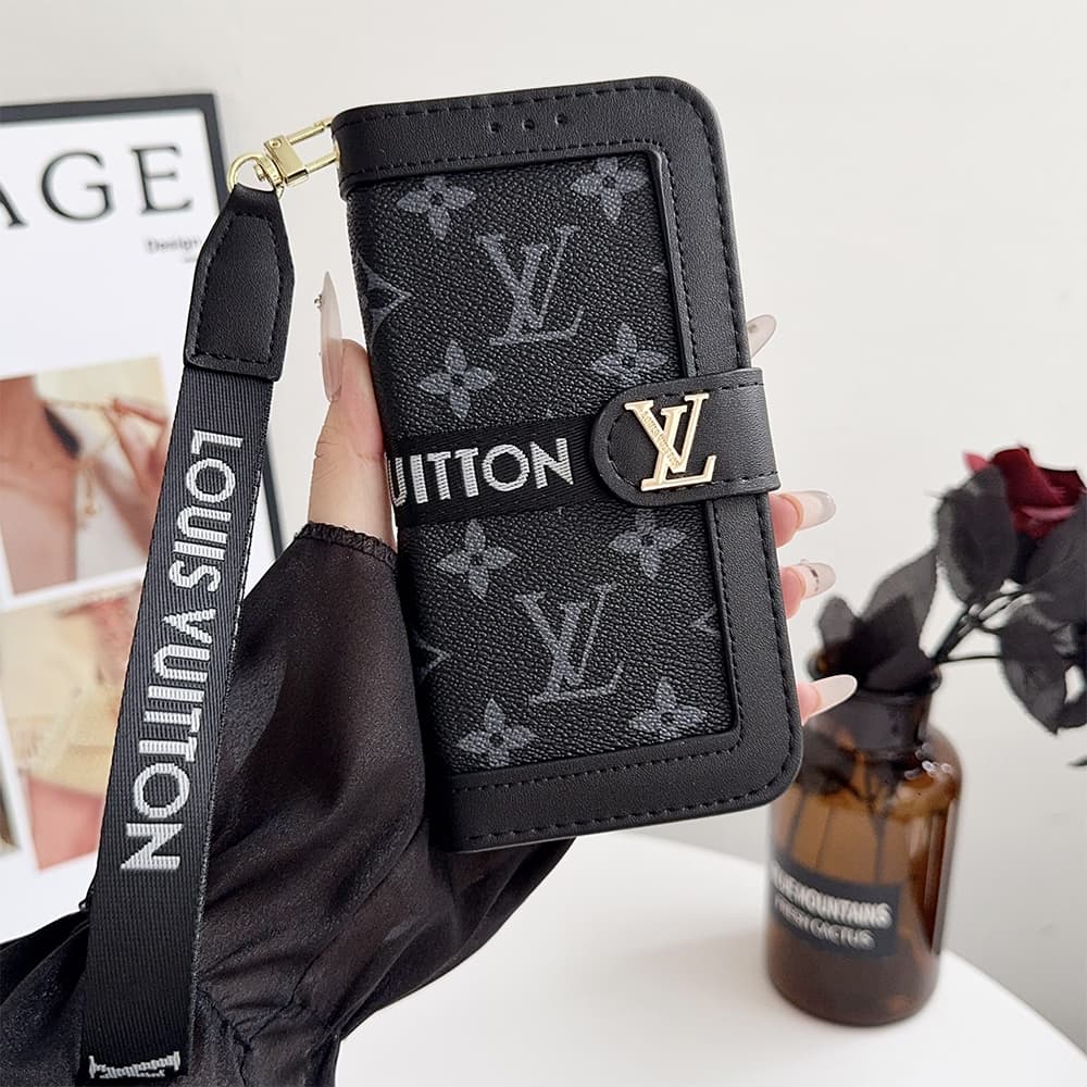 LV & Gucci Collage Style Wallet Card Holder Galaxy/iPhone Case