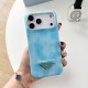 Prada Crocodile Texture with Metal Triangle Logo iPhone Case Prada Crocodile Texture with Metal Triangle Logo iPhone Case