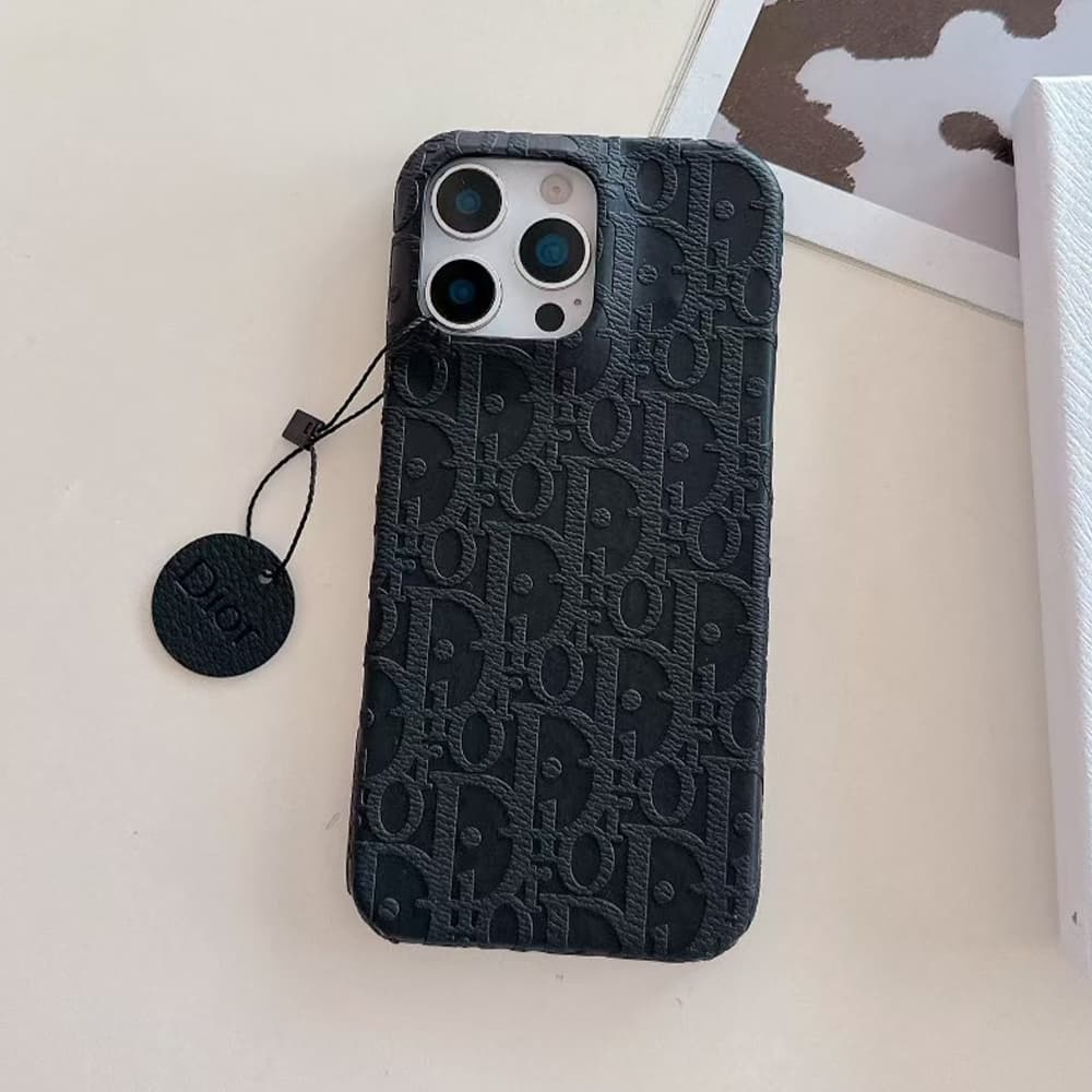 Dior Oblique Pattern with Charm iPhone Case in 10 Colors