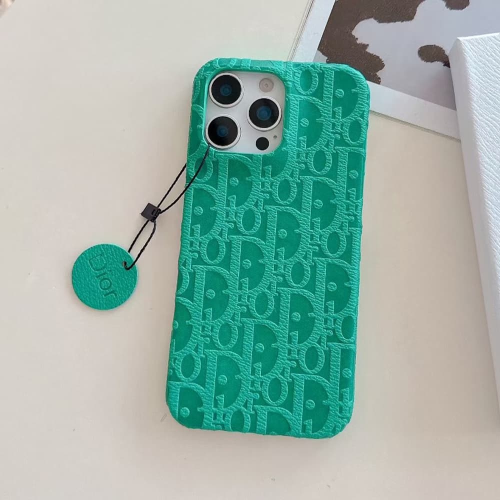Dior Oblique Pattern with Charm iPhone Case in 10 Colors