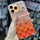 Gucci & LV Transparent with Orange Gradient & Brand Patterns iPhone Case Gucci & LV Transparent with Orange Gradient & Brand Patterns iPhone Case