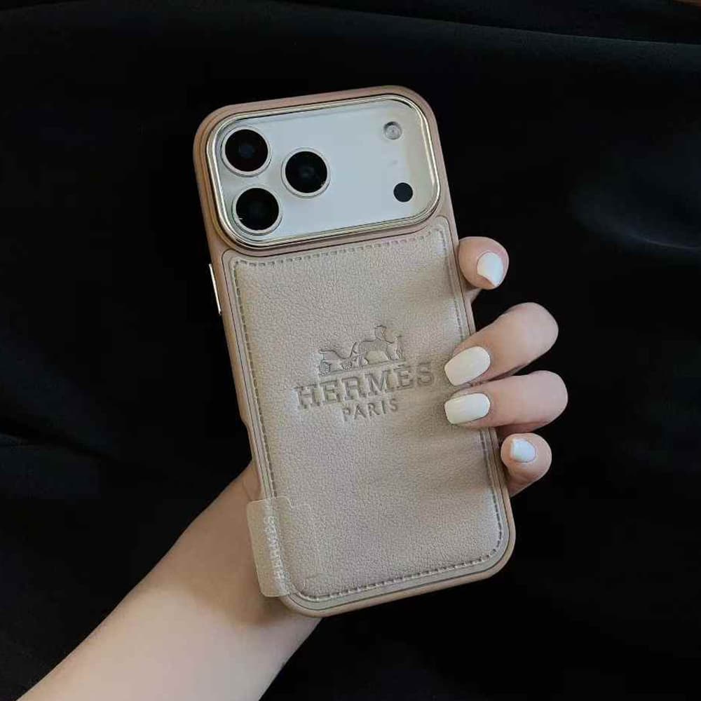 Hermès Carriage Design & Paris Branding iPhone Case in 4 Colors