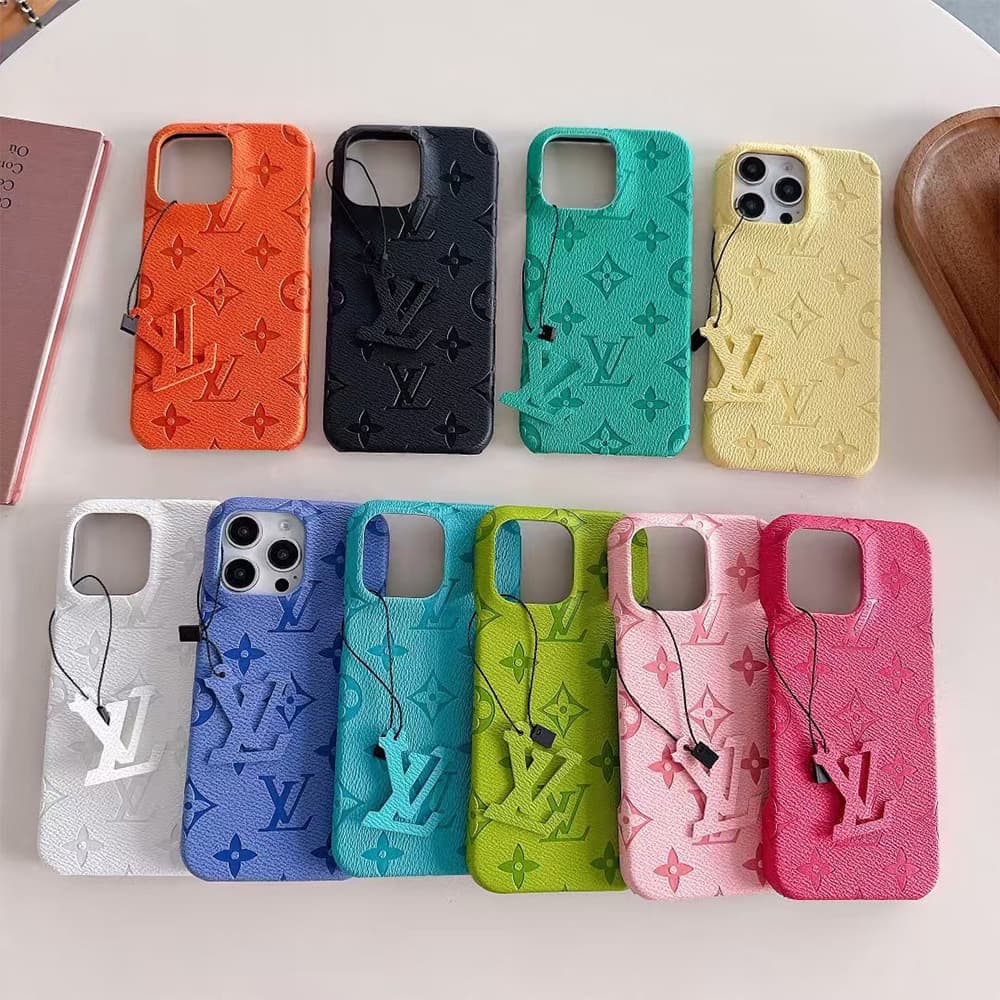 Louis Vuitton 3-Sided Cutout iPhone Case - 10-Color Monogram