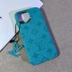 Louis Vuitton Embossing Monogram Premium Leather iPhone 17 Case
