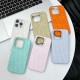 Dior Oblique Embossed Premium Leather & Velvet iPhone Case