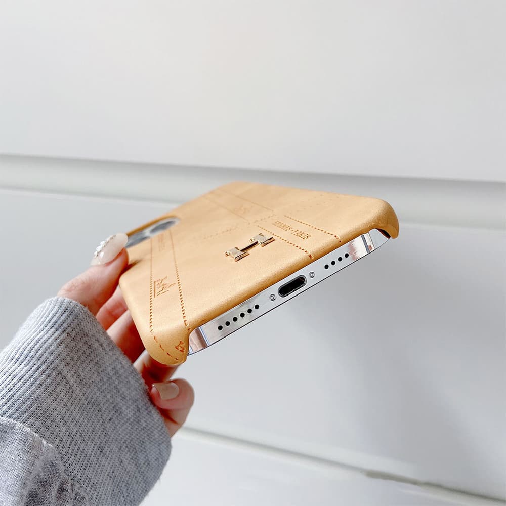 Hermès H Logo & Embossed Carriage Design iPhone Case Hermès H Logo & Embossed Carriage Design iPhone Case