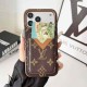 LV & Gucci V-shaped Flip-style Card Holder iPhone Case